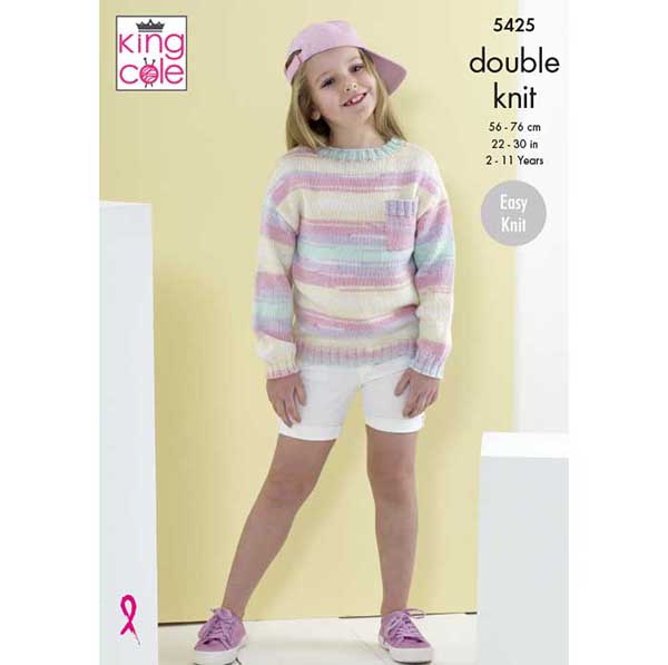 king-cole-5425-strickanleitung-pullover-beaches-dk image 1