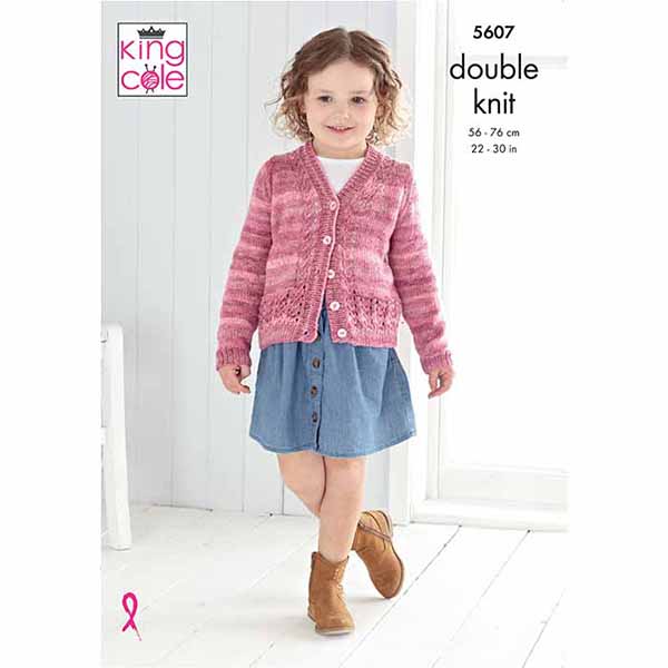 king-cole-5607-strickanleitung-cardigans-island-beaches-dk image 1