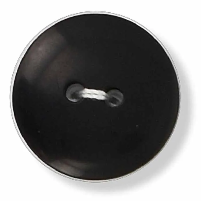 king-cole-haberdashery-round-plain-knopf-schwarz-30-ligne image 1