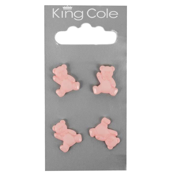 king-cole-haberdashery-teddyb-r-kn-pfe-pink-kinder image 1