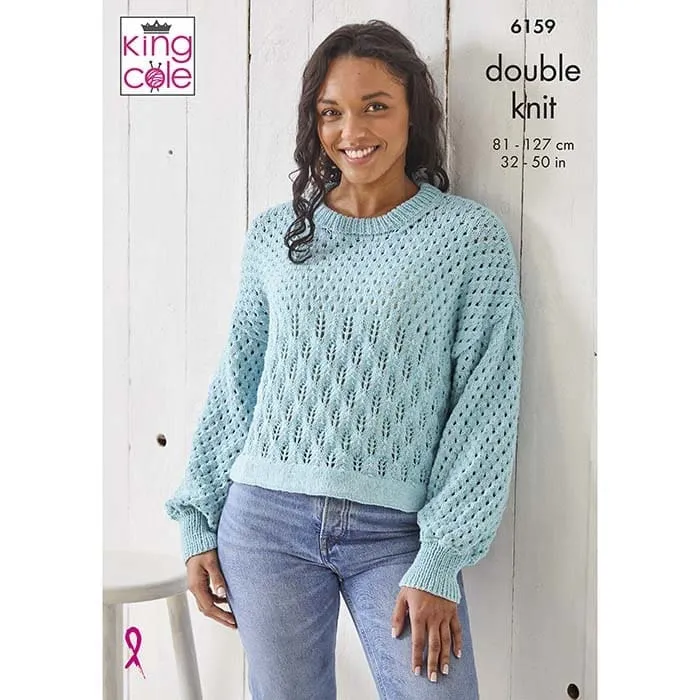 king-cole-6159-strickanleitung-pullover-simply-denim-dk image 1