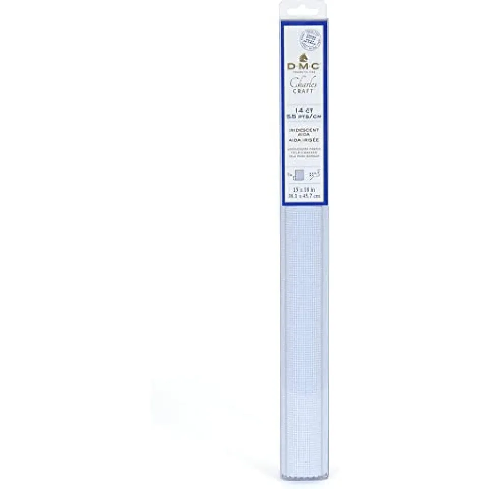dmc-aida-perlmutt-kreuzstichstoff-14ct-hellblau-800 image 1