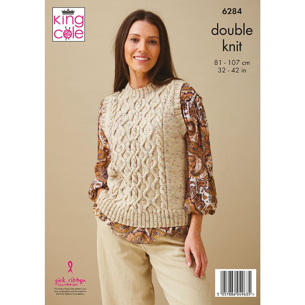 king-cole-6284-strickanleitung-pullover-top-merino-dk image 2