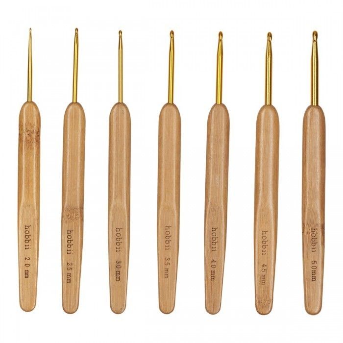 hobbii-h-kelnadeln-h-kelnadel-bambus-4-0-mm-goldhaken image 4
