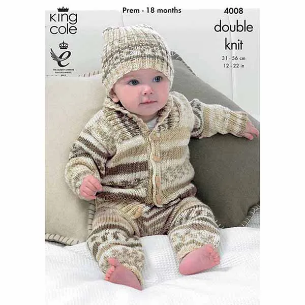 king-cole-4008-strickanleitung-outdoor-set-cherish-dk image 1