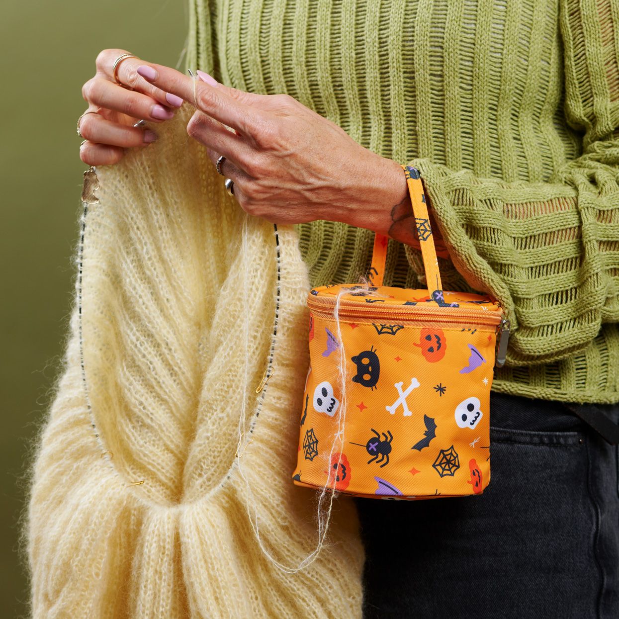 hobbii-garnhaltertasche-halloween-zubeh-r-cat-mit-rei-verschluss image 2