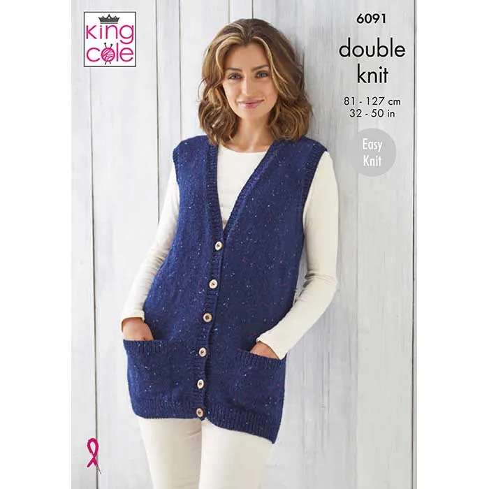 king-cole-6091-strickanleitung-westen-big-value-tweed-dk image 1