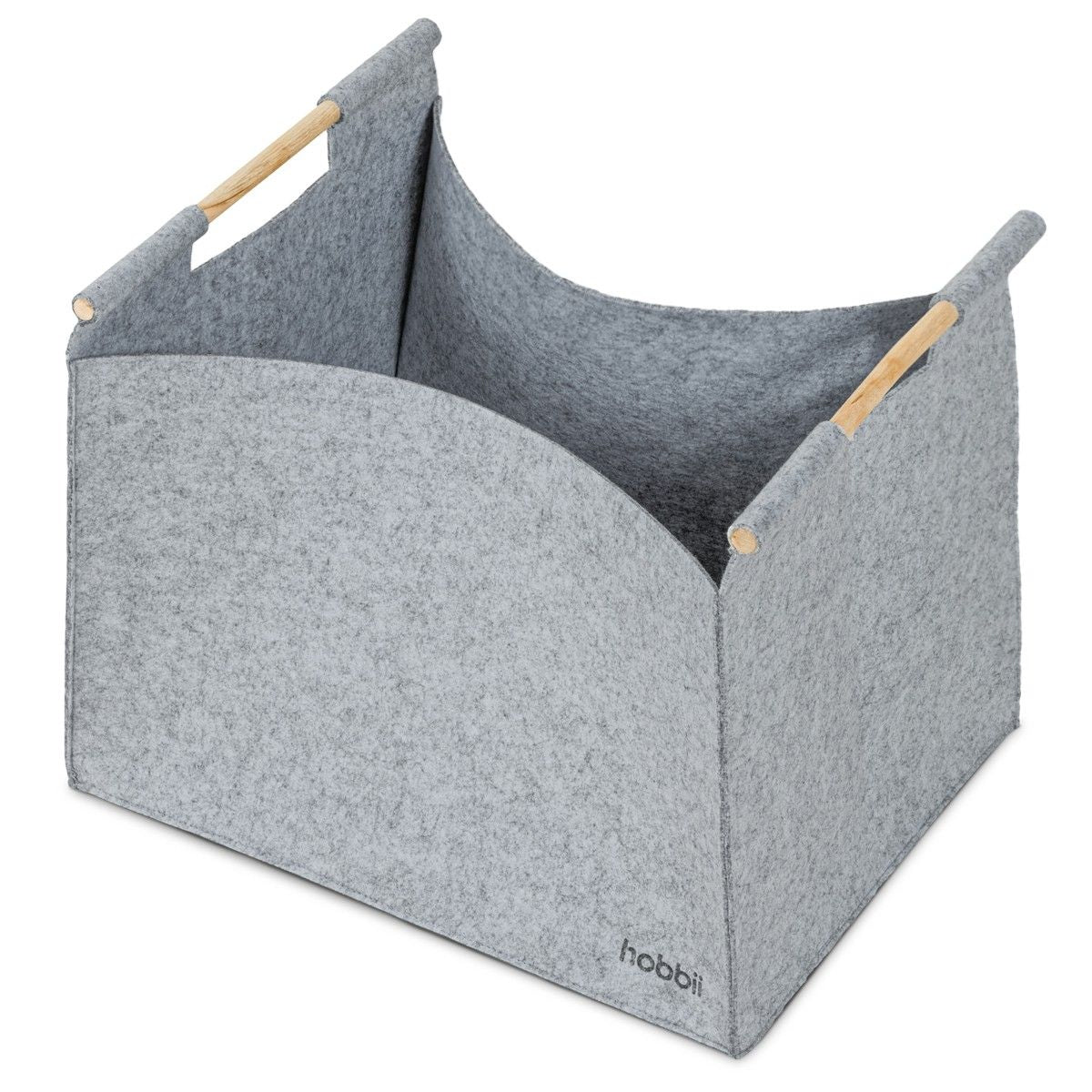 hobbii-zubeh-r-gro-er-filzkorb-garnkorb-dark-grey-aufbewahrung image 1