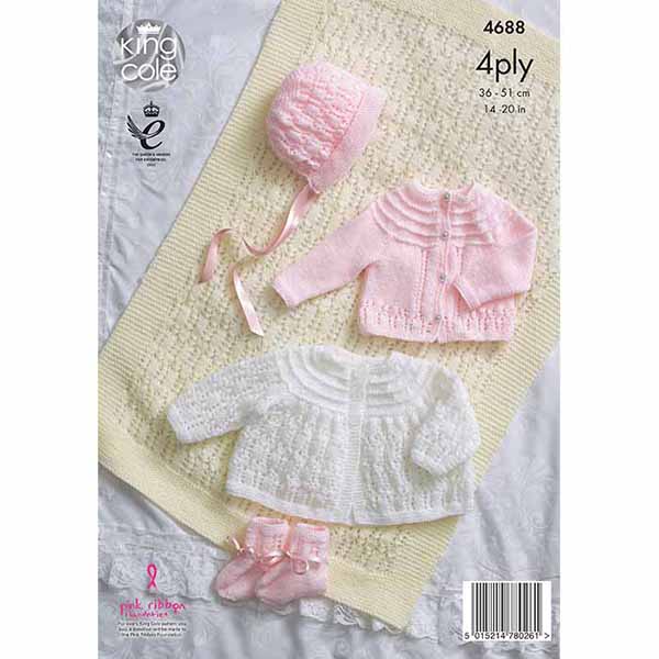 king-cole-4688-strickanleitung-baby-set-comfort-4ply-dk image 2
