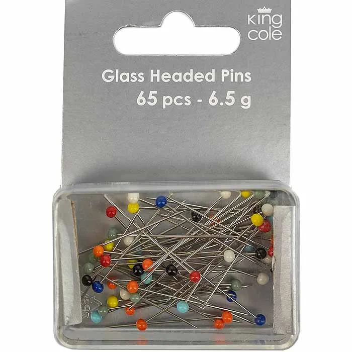 king-cole-haberdashery-stecknadeln-mit-glaskopf image 1