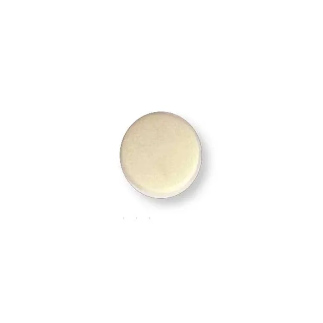 king-cole-haberdashery-matt-round-plain-knopf-creme-18-ligne image 1