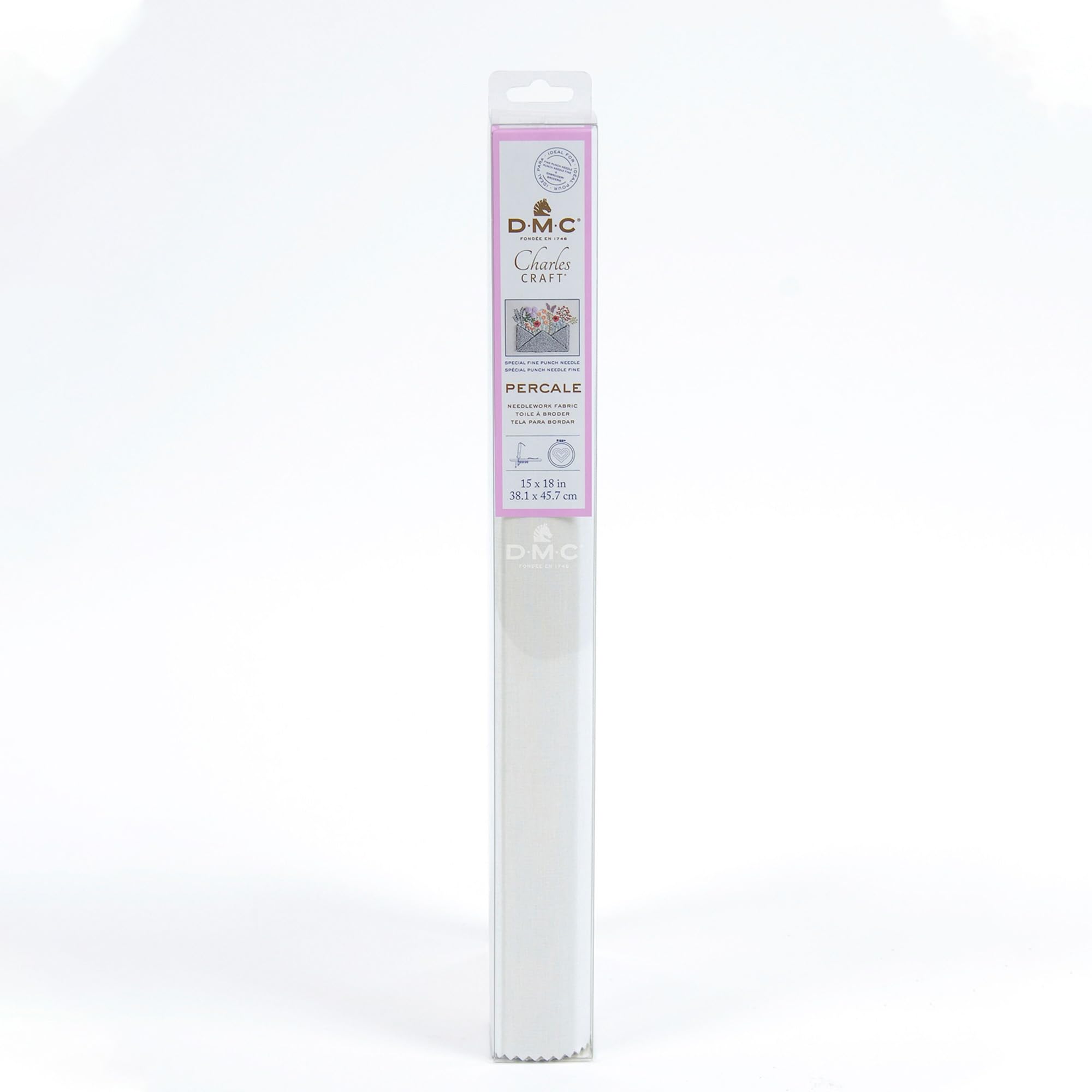 dmc-baumwoll-perkal-punch-needle-stoff-s-38x46-cm-wei image 3