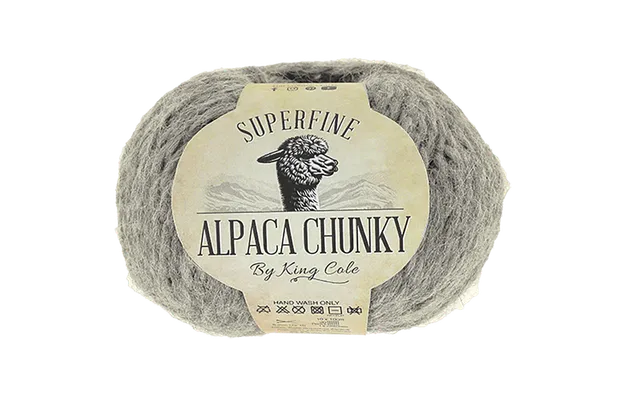 king-cole-superfine-alpaca-chunky-wolle-natur-50g image 1