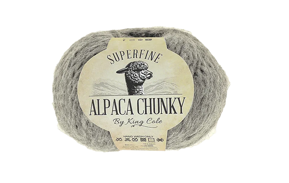 king-cole-superfine-alpaca-chunky-wolle-natur-50g image 1