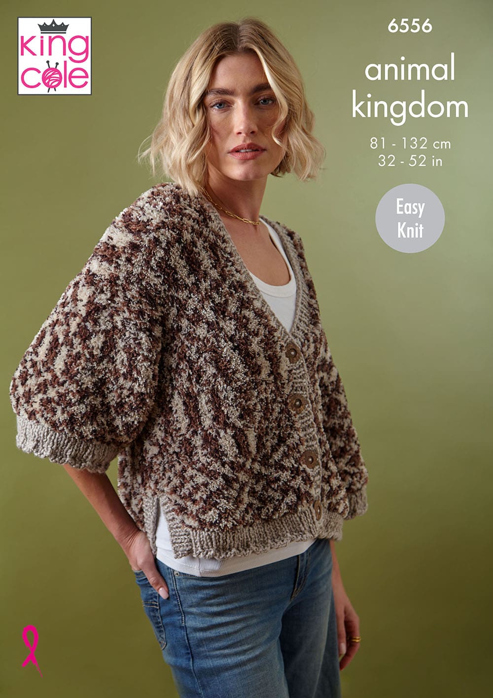 king-cole-p6556-strickanleitung-pullover-cardigan-animal-kingdom image 1