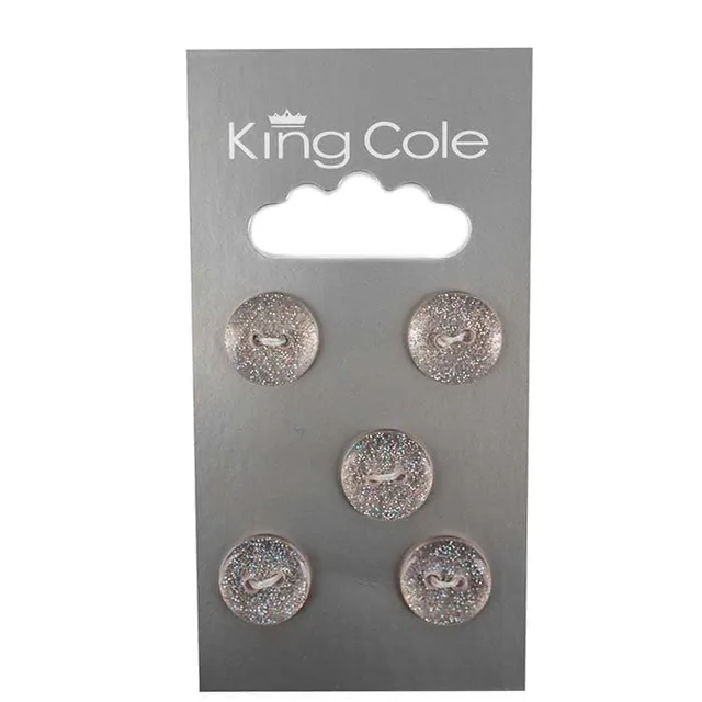 king-cole-haberdashery-kn-pfe-rund-glitzer-klein-2 image 1