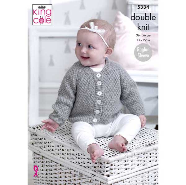 king-cole-patterns-strickanleitung-5334-comfort-dk-cardigan image 1