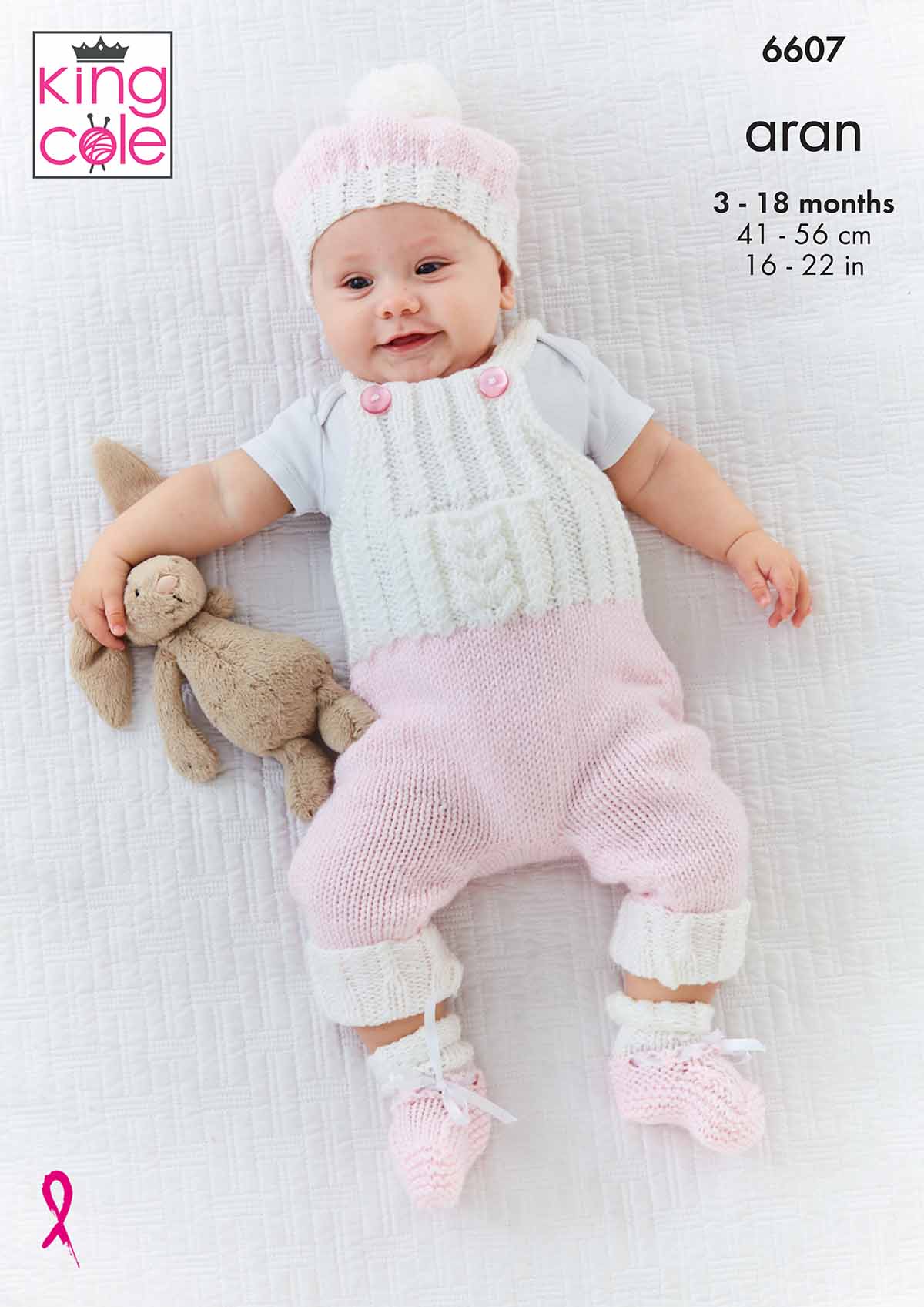 king-cole-patterns-6607-strickanleitung-baby-set-cherished-aran image 1