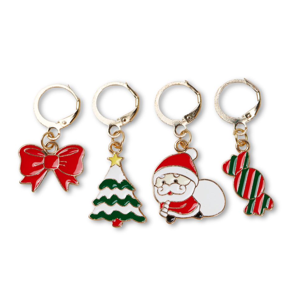 hobbii-weihnachts-maschenmarkierer-christmas-bow-4-st-ck image 1