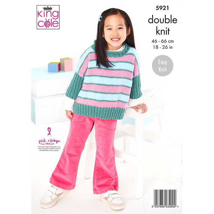 king-cole-patterns-5921-strickanleitung-top-cherished-dk image 2