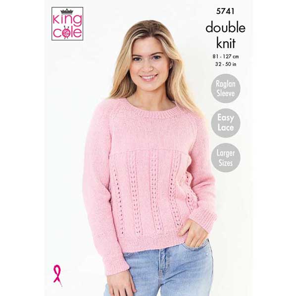 king-cole-5741-strickanleitung-cardigan-pullover-subtle-drifter-dk image 1