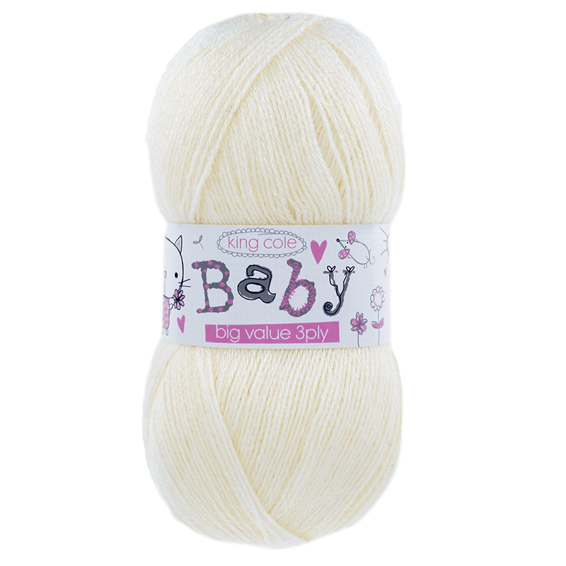 king-cole-big-value-baby-3ply-babywolle-100-acryl image 1