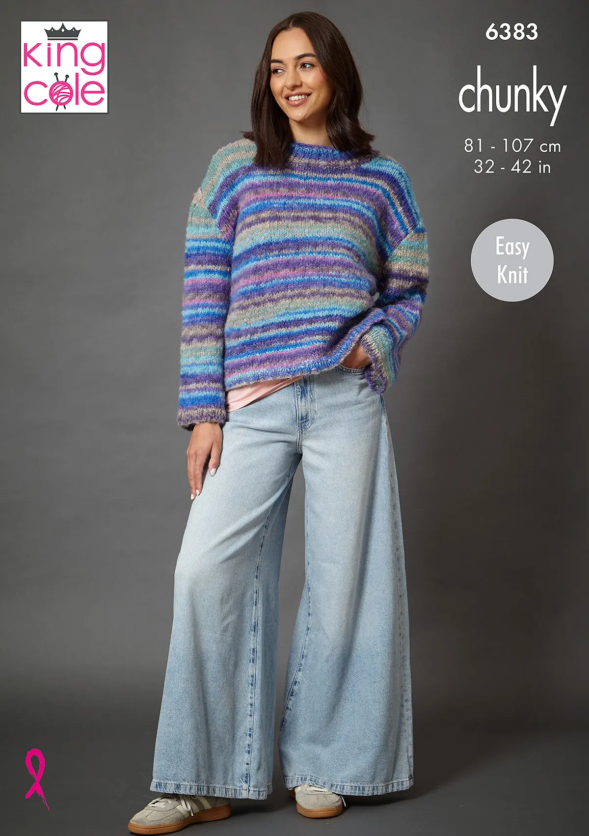 king-cole-6383-pullover-strickanleitung-flair-chunky-pullover-cardigan image 1