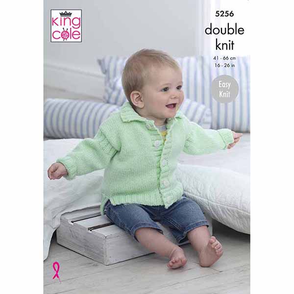 king-cole-5256-jacken-strickanleitung-big-value-baby-dk image 1