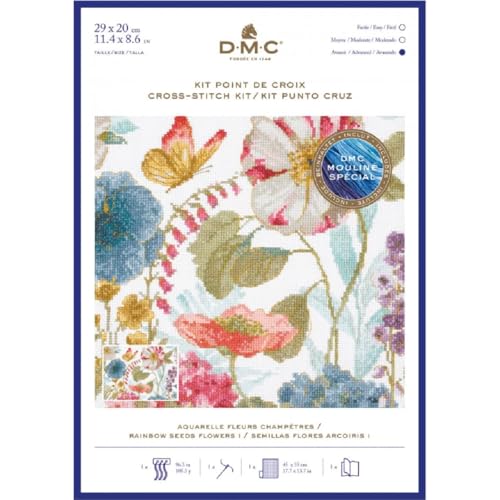 dmc-feldblumen-kreuzstichset-moulin-22-x-30-cm image 4