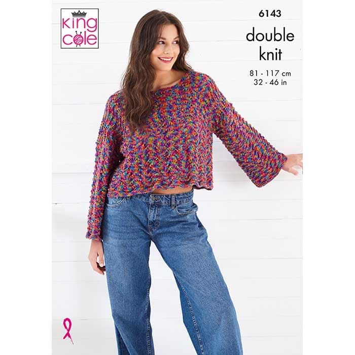 king-cole-patterns-6143-strickanleitung-pullover-jitterbug-dk image 1