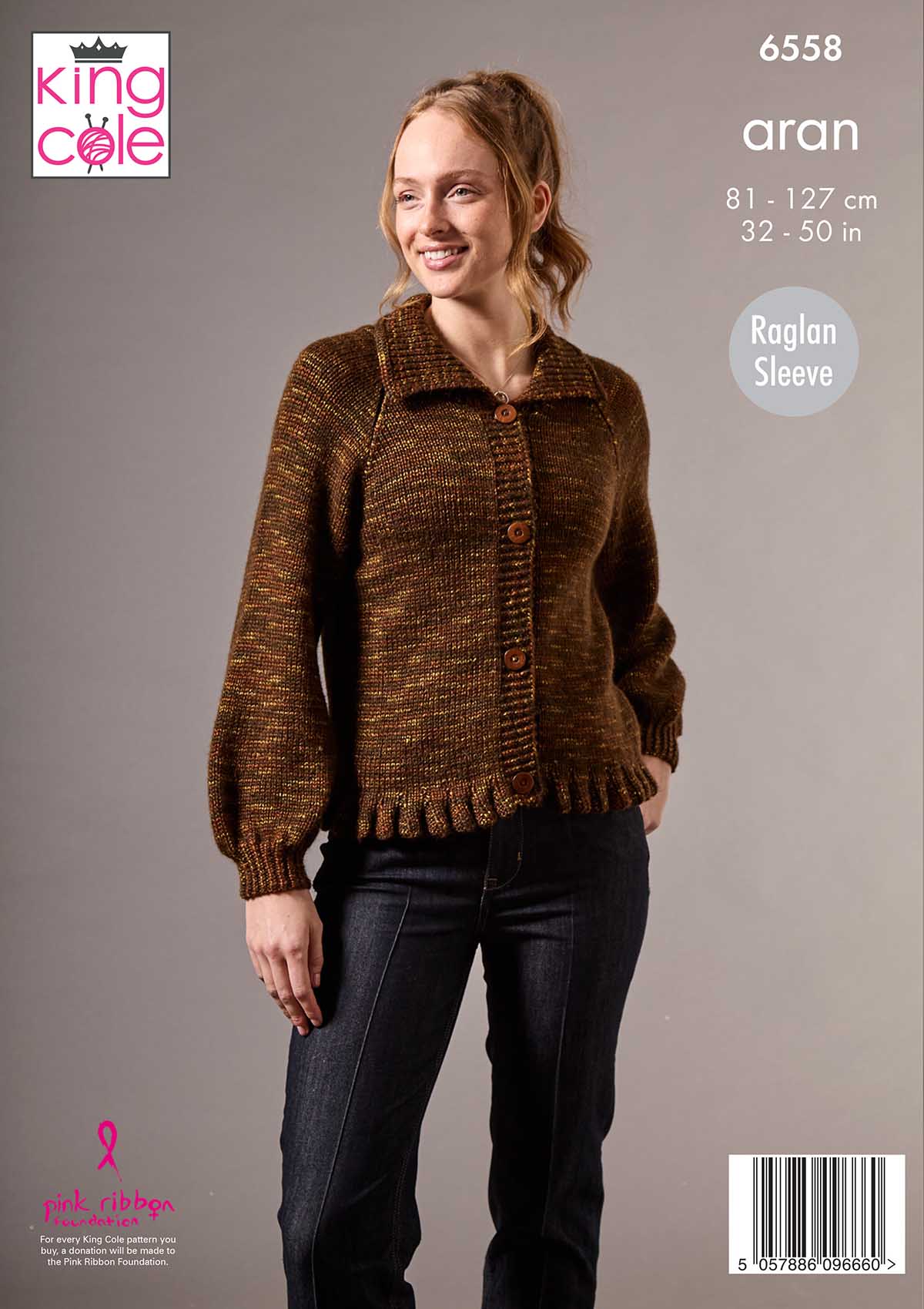 king-cole-6558-firefly-aran-pullover-strickanleitung image 2