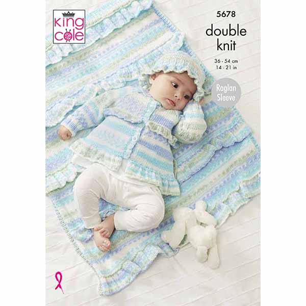 king-cole-5678-baby-set-strickanleitung-cherish-dk image 1