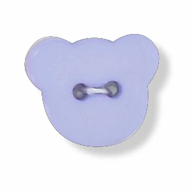 king-cole-haberdashery-teddy-bear-knopf-lila-24-ligne image 1