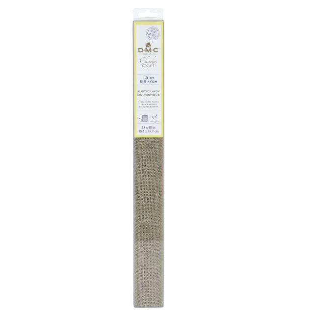 dmc-rustikales-leinen-13-ct-stickstoff-38x46-cm image 1
