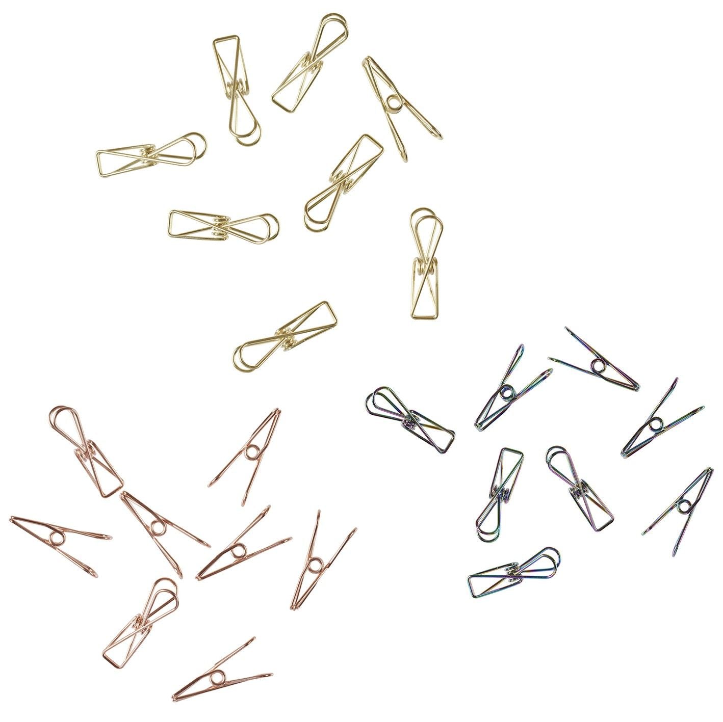 hobbii-zubeh-r-klammern-aus-metall-klammern-gold-8-stk-gl-nzend image 1