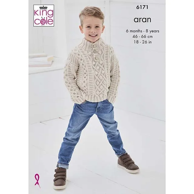 king-cole-6171-strickanleitung-pullunder-comfort-aran image 1