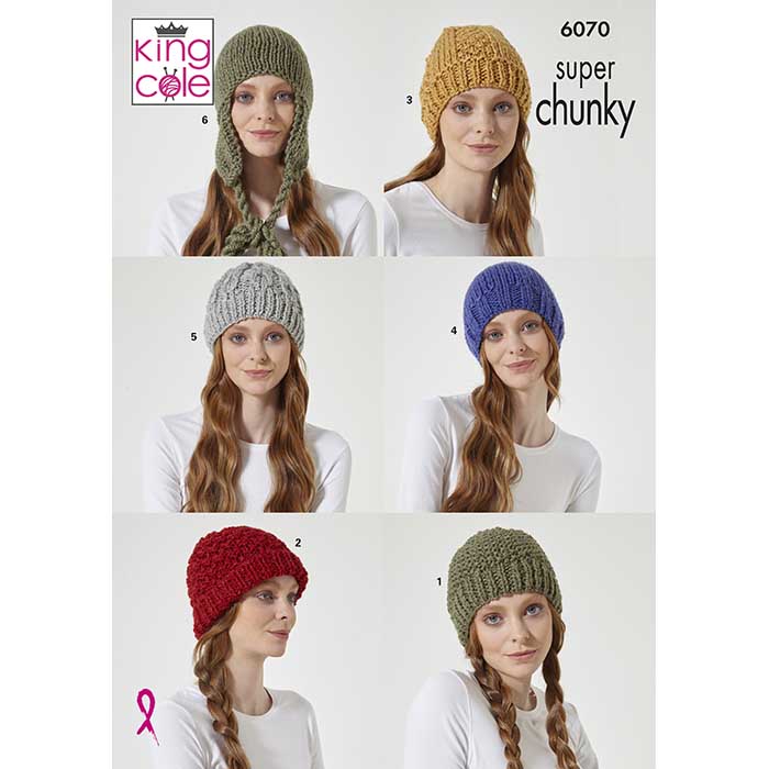 king-cole-6070-m-tzen-strickanleitung-celestial-chunky image 1