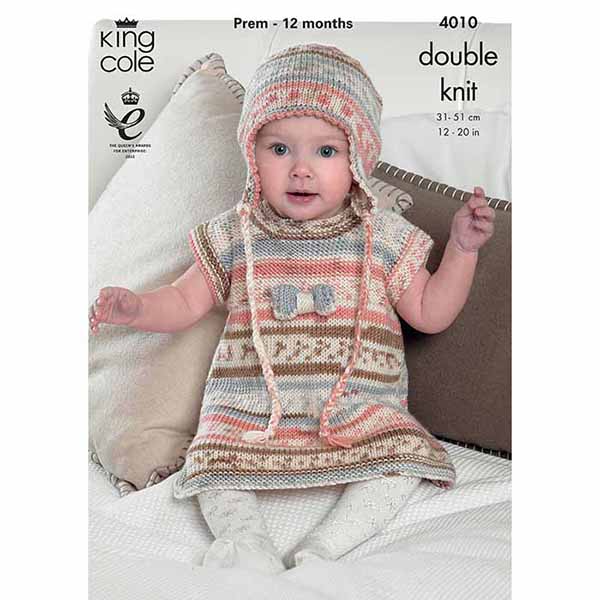 king-cole-4010-strickanleitung-babyset-cherish-dk image 1