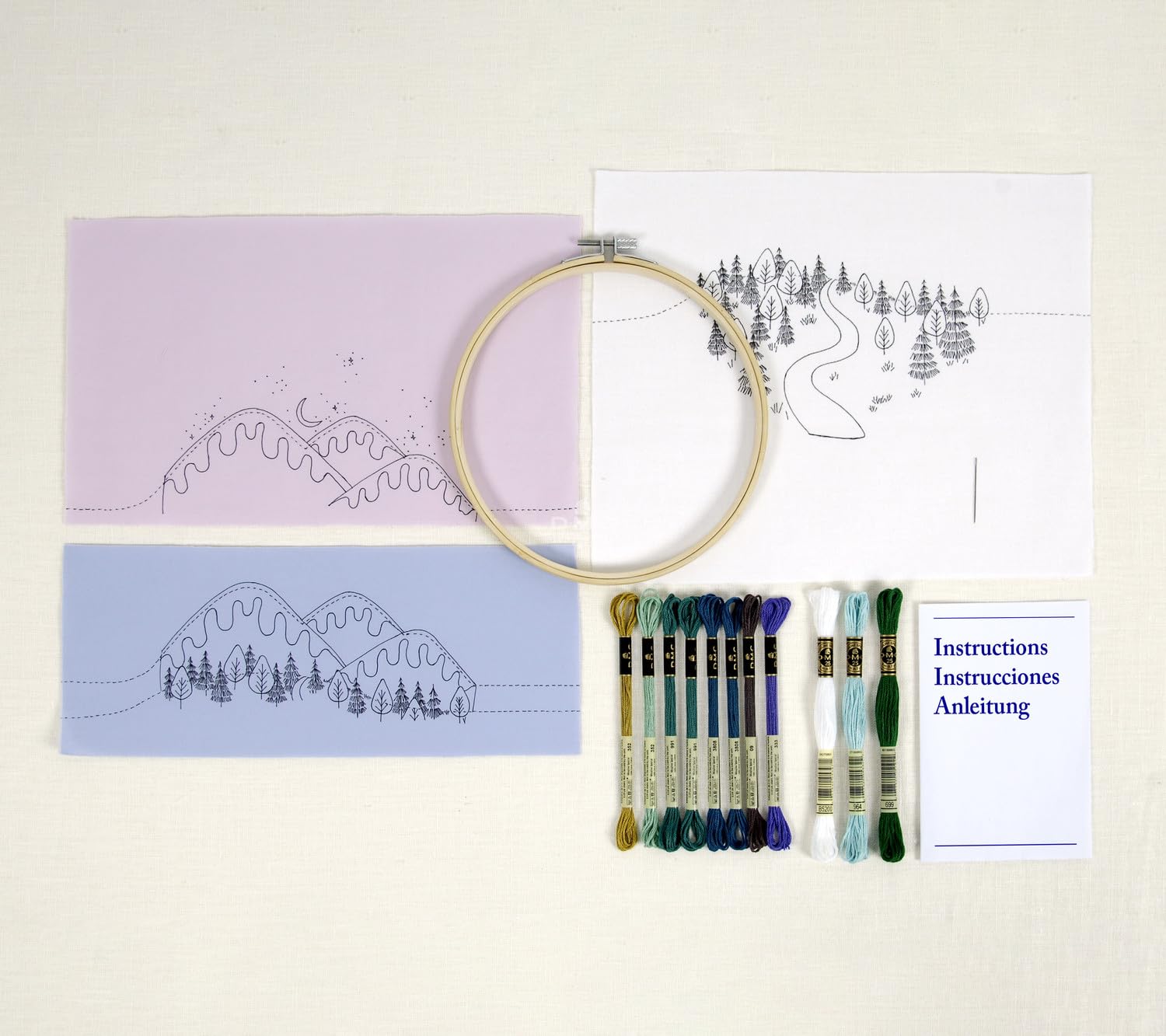 dmc-moulin-sp-cial-winterlandschaft-stickset-fortgeschritten image 3