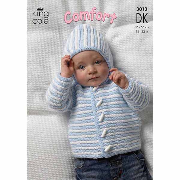 king-cole-3013-jacke-strickanleitung-comfort-dk image 1