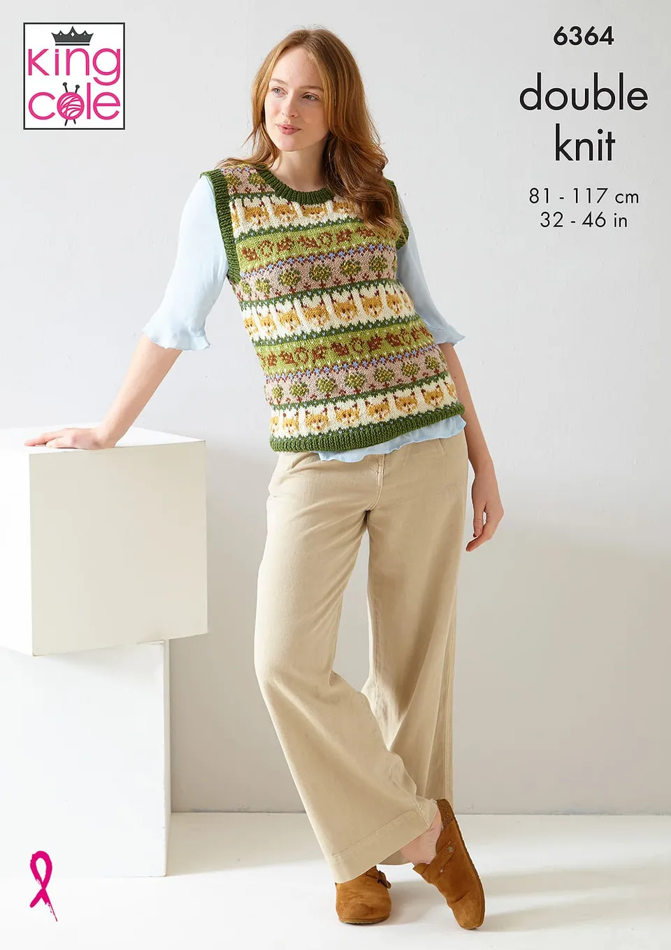 king-cole-6364-fairisle-pullover-tank-top-anleitung image 1