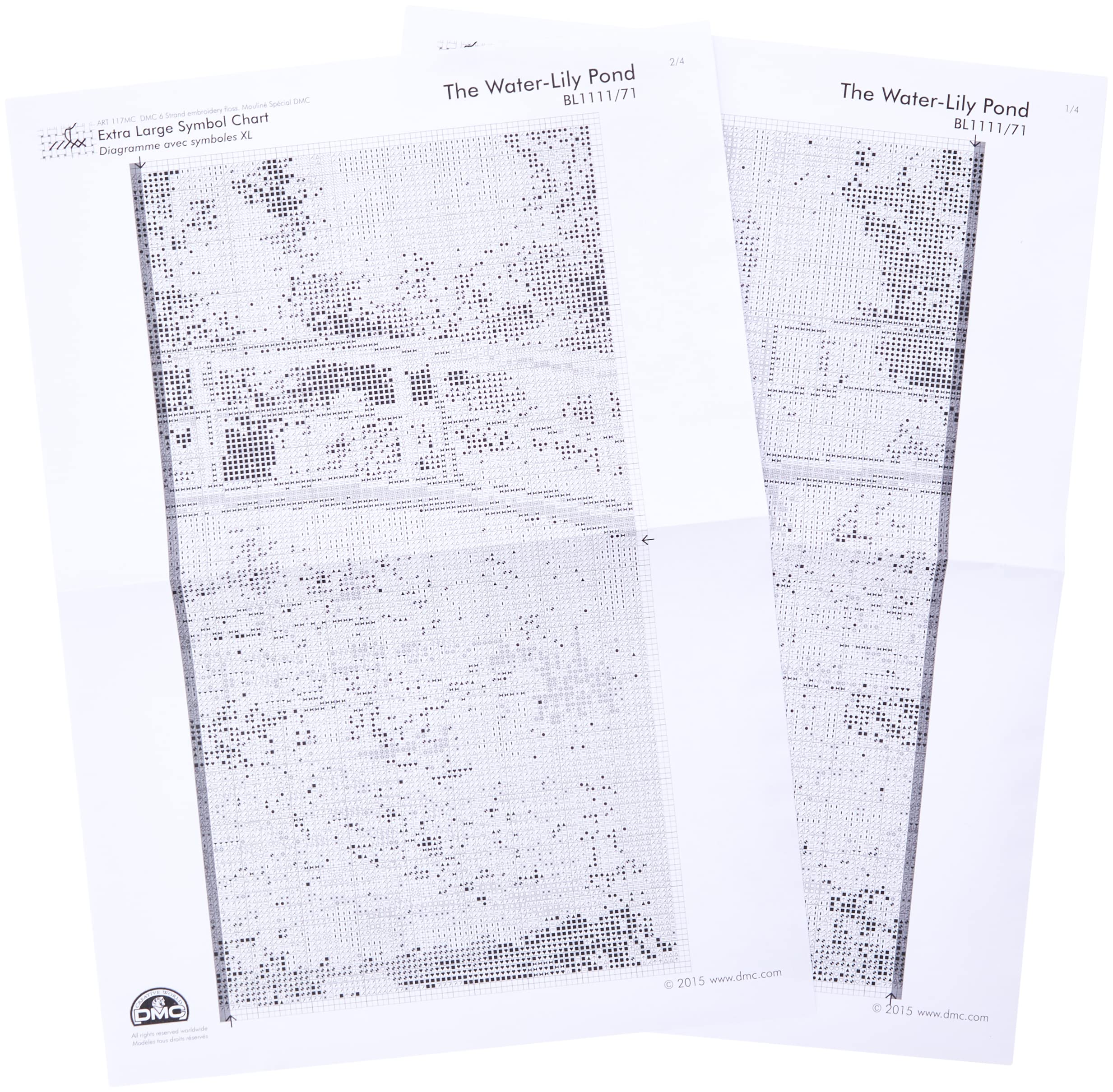 dmc-monet-teich-mit-wasserlilien-kreuzstich-set-30cm image 4