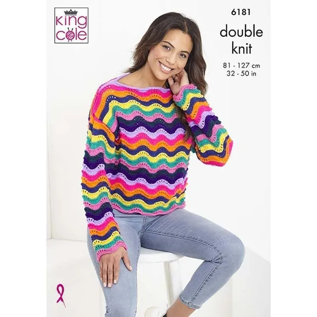 king-cole-6181-pullover-cardigan-strickanleitung-pricewise image 1
