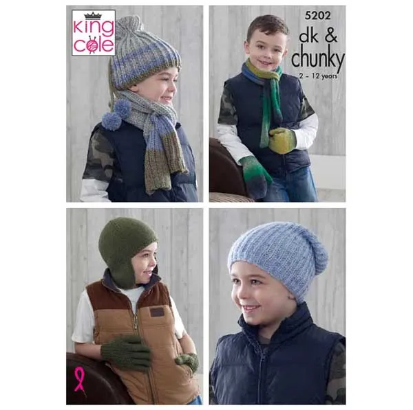 king-cole-5202-set-strickanleitung-magnum-chunky-dk image 1