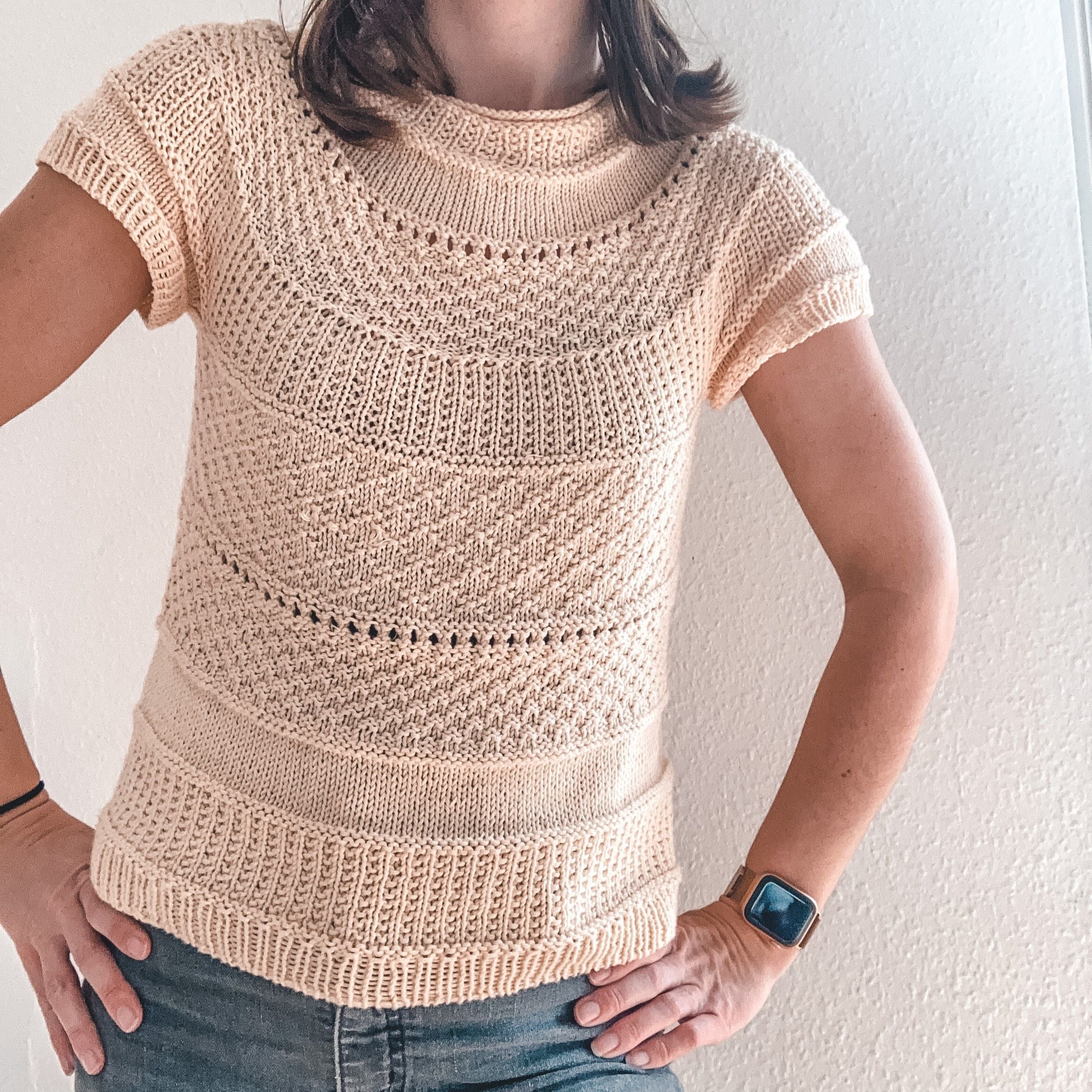 hobbii-anleitungen-summer-structure-t-shirt-strickanleitung-xs-struktur image 3