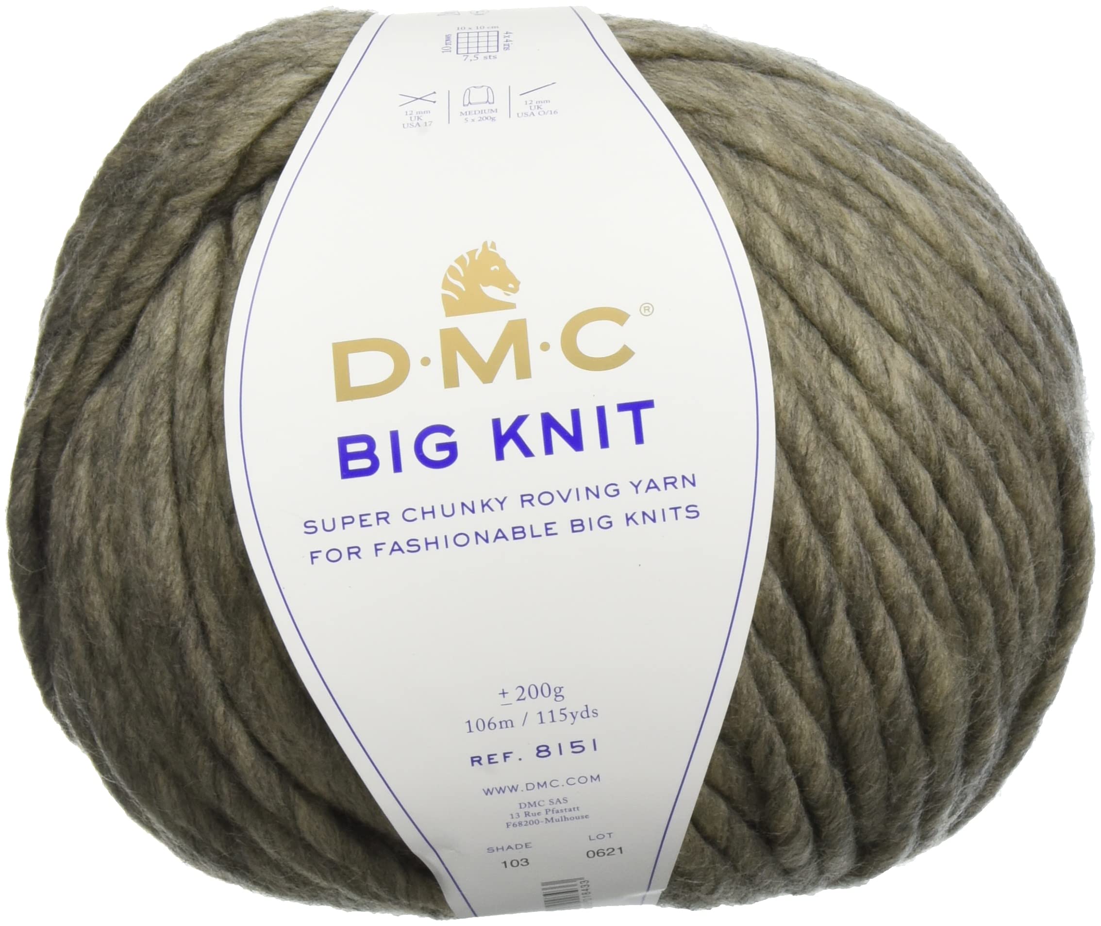 dmc-big-knit-strickgarn-200-g-farbe-106-meliert-dick image 6