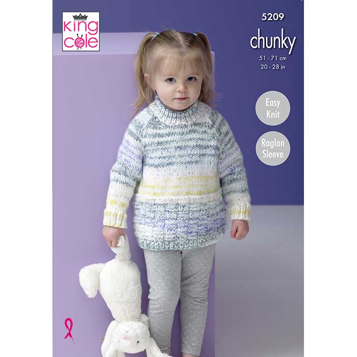 king-cole-5209-pullover-strickanleitung-comfort-cheeky-chunky image 1
