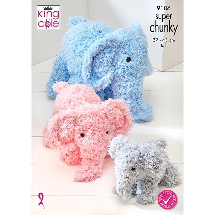 king-cole-patterns-9186-toy-elephants-strickanleitung image 1