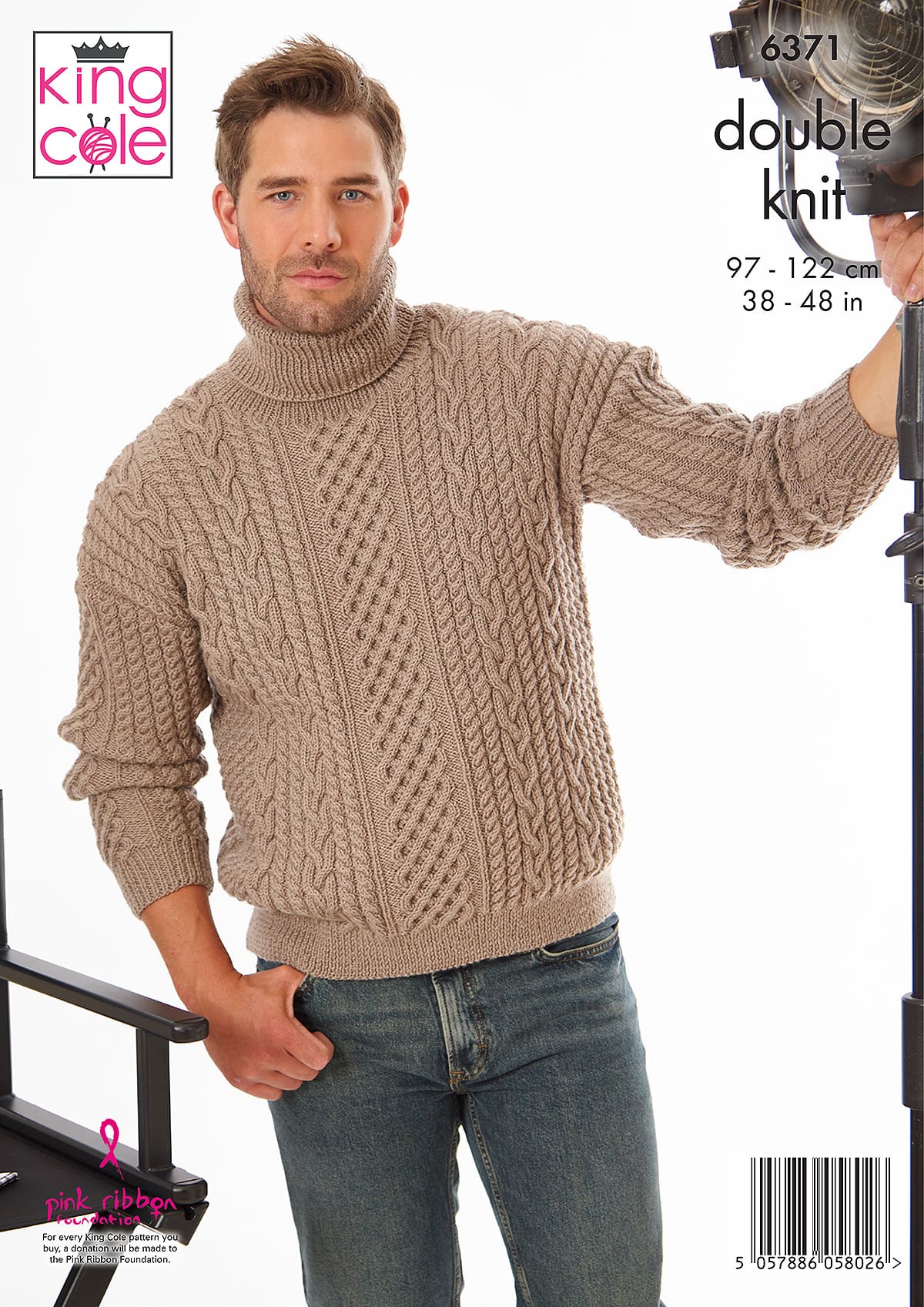 king-cole-6371-pullover-strickanleitung-merino-blend-dk-hollywood image 2