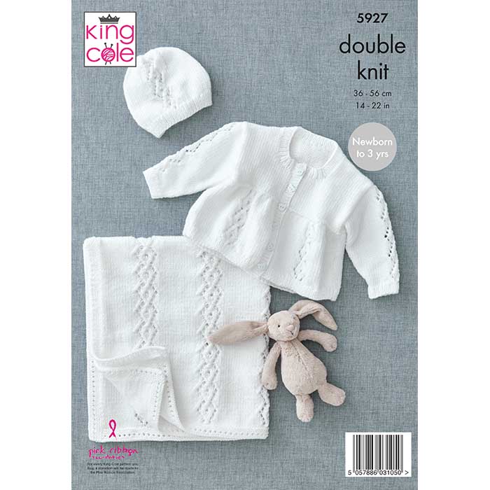 king-cole-5927-babyjacke-m-tze-decke-strickanleitung-cherished-dk image 2